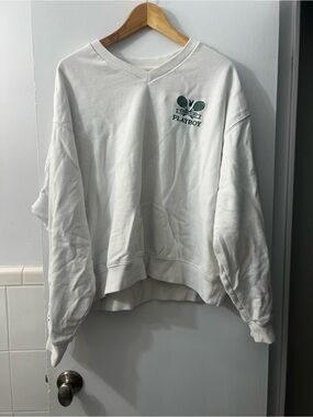 Playboy by PacSun Tennis Club V-neck sweatshirt